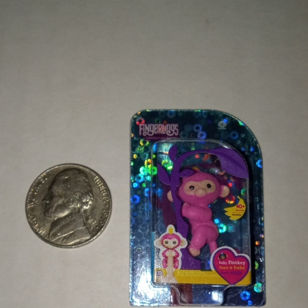 Baby Monkey Toy - Pink